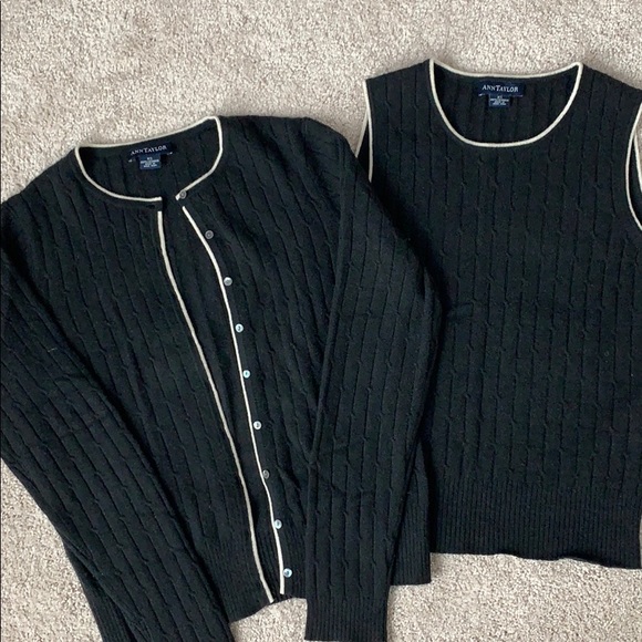 Ann Taylor Sweaters - Ann Taylor Cashmere Sweater Set